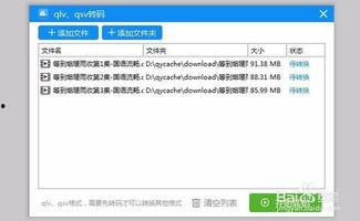爱奇艺视频qsv转换器,轻松实现视频格式转换，畅享观影体验