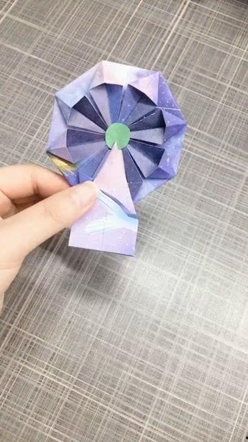 摩天轮折纸视频,跟随折纸视频探索纸艺魅力