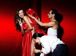 模特拍摄现场视频